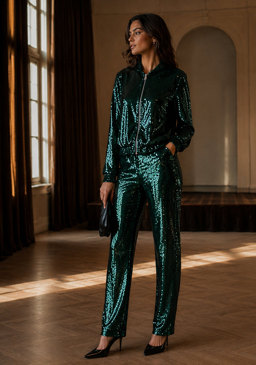 Blazer Glamour Glow - Pine Green