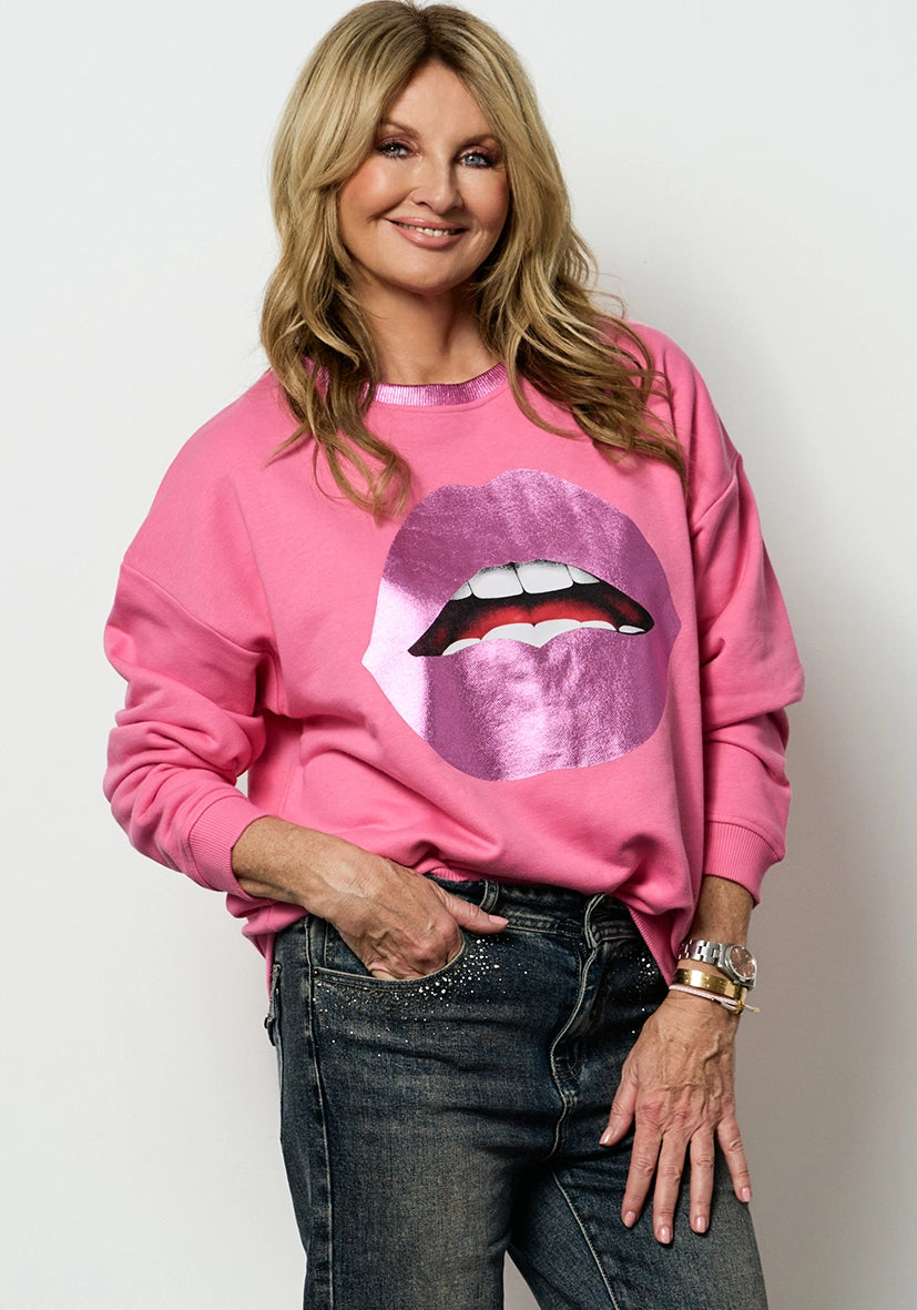 Roundneck Metallic Lips - flashrose