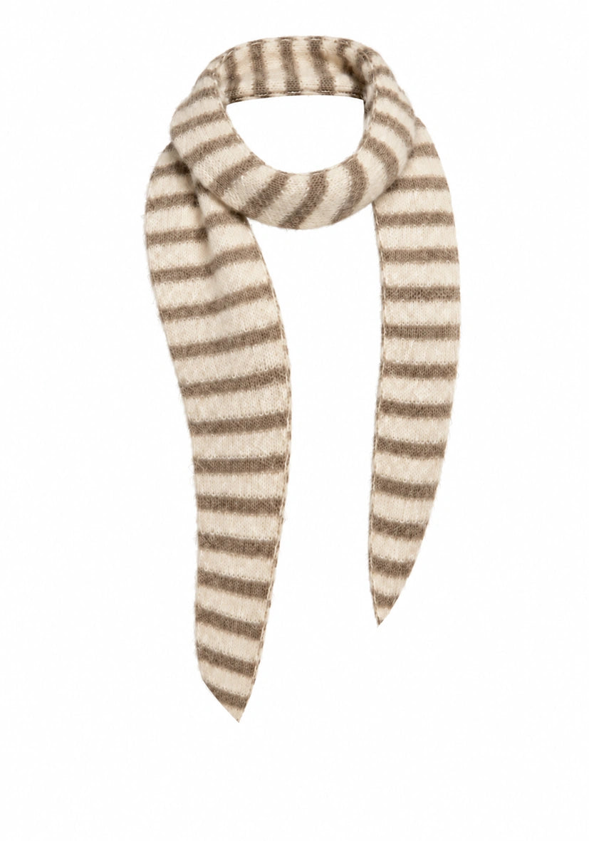 Small scarf stripes - creme