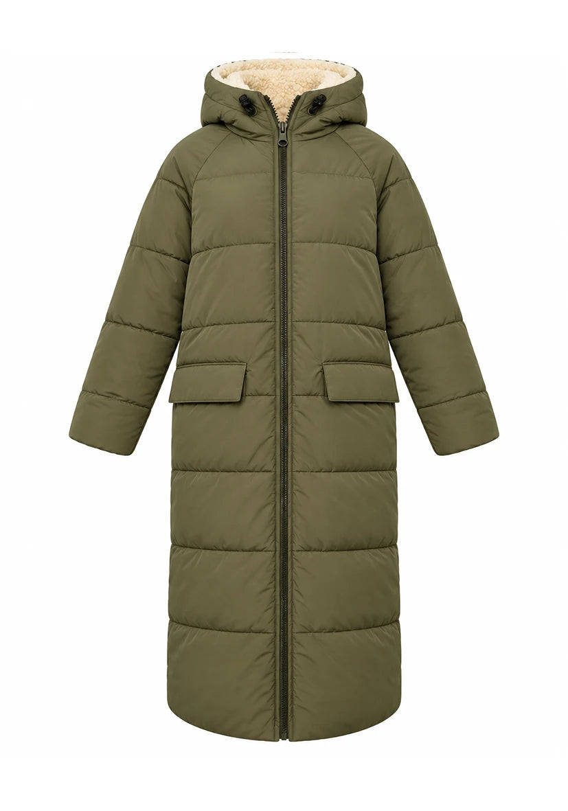 Online Exclusive: Reversible Jacket Teddy olive