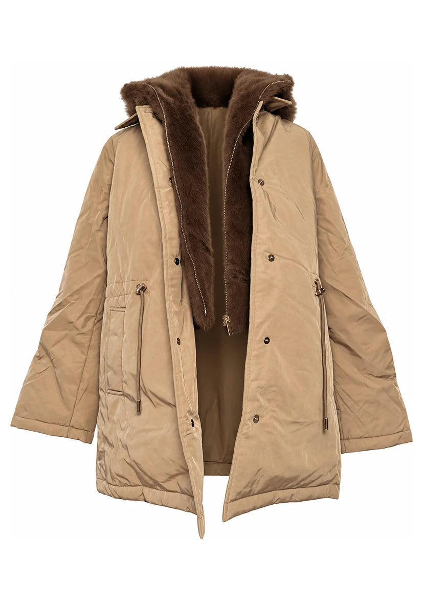 Short Coat Smile & Glow - grey