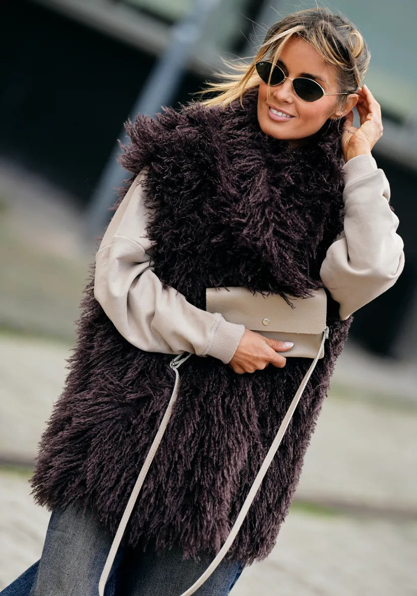 Vest Cozy Cloud Chocolate