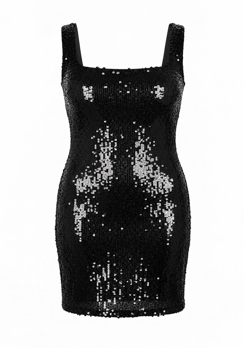 Dress Glamour Glow - Black