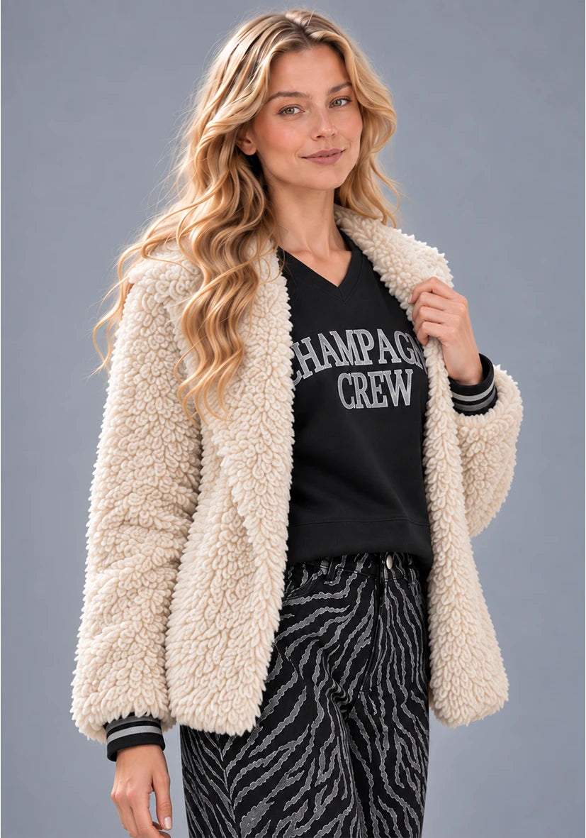 Jacket Teddy Bloom Sand