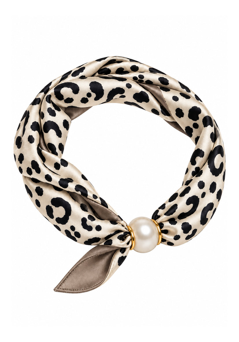 Scarf Leo Pearl - sand