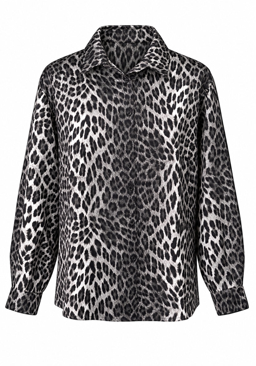 Blouse Grey Leo