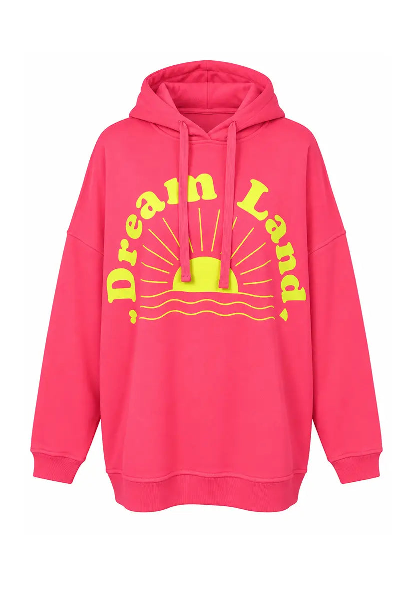 Hoodie-Dreamland - neonpink