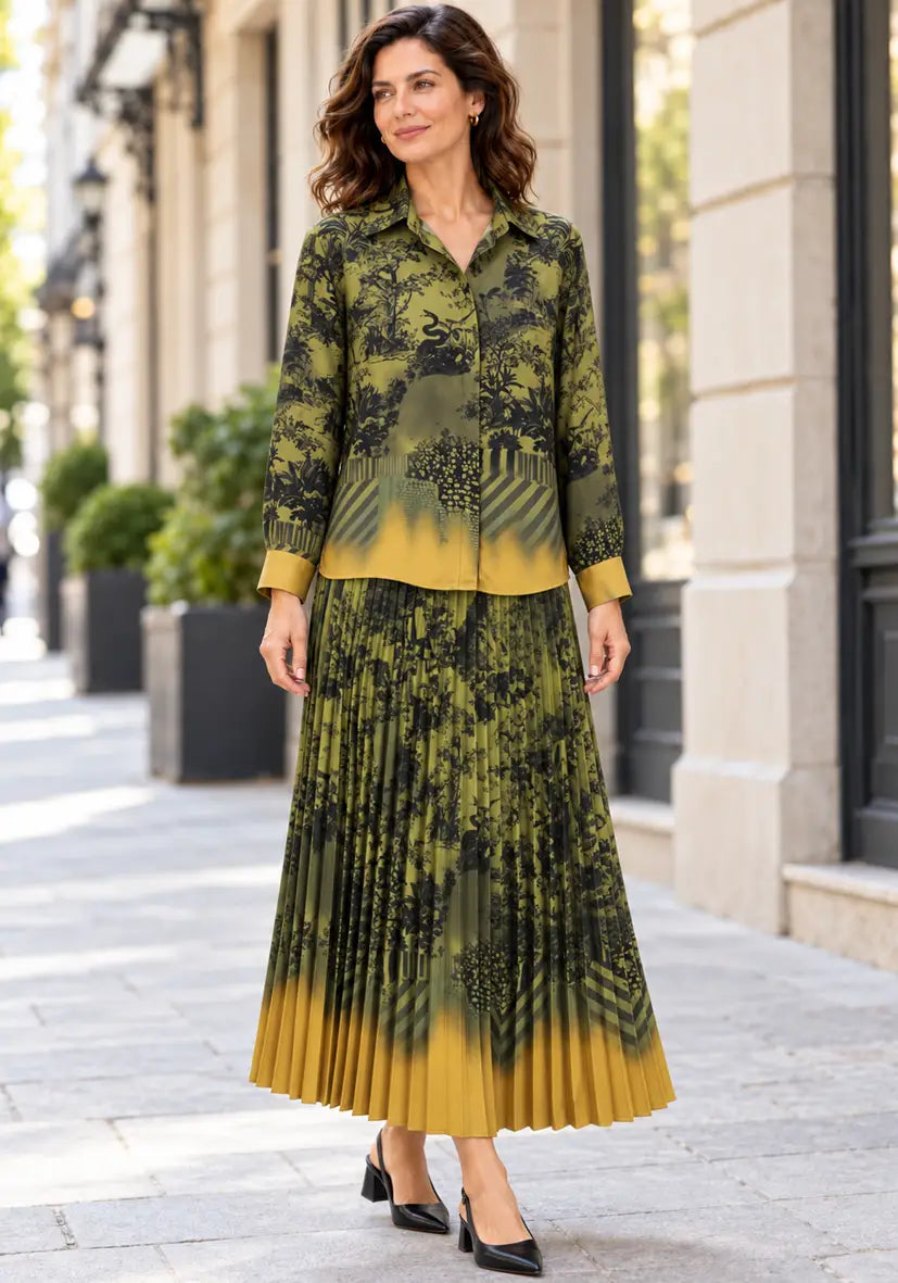 Blouse Jungle Garden