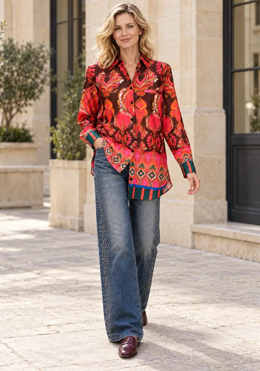 Blouse Ruby Flame