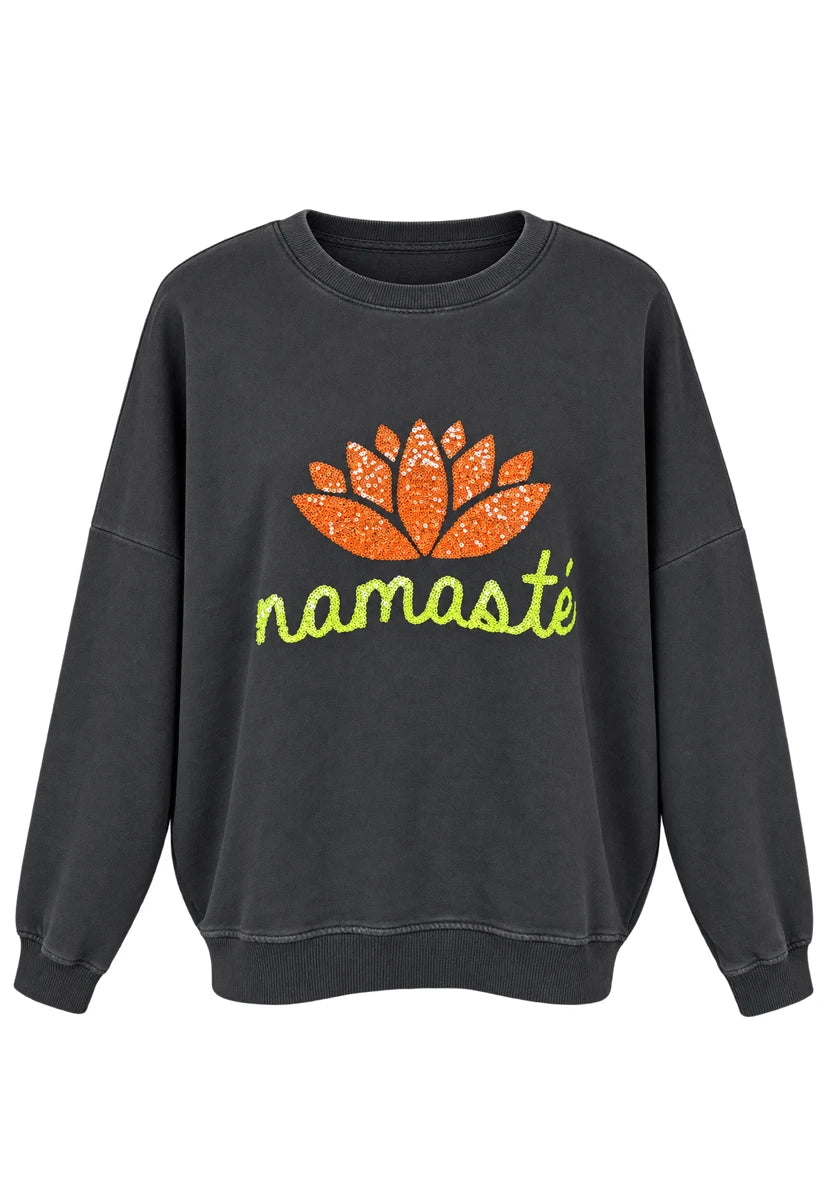 Roundneck Namasté Glitter