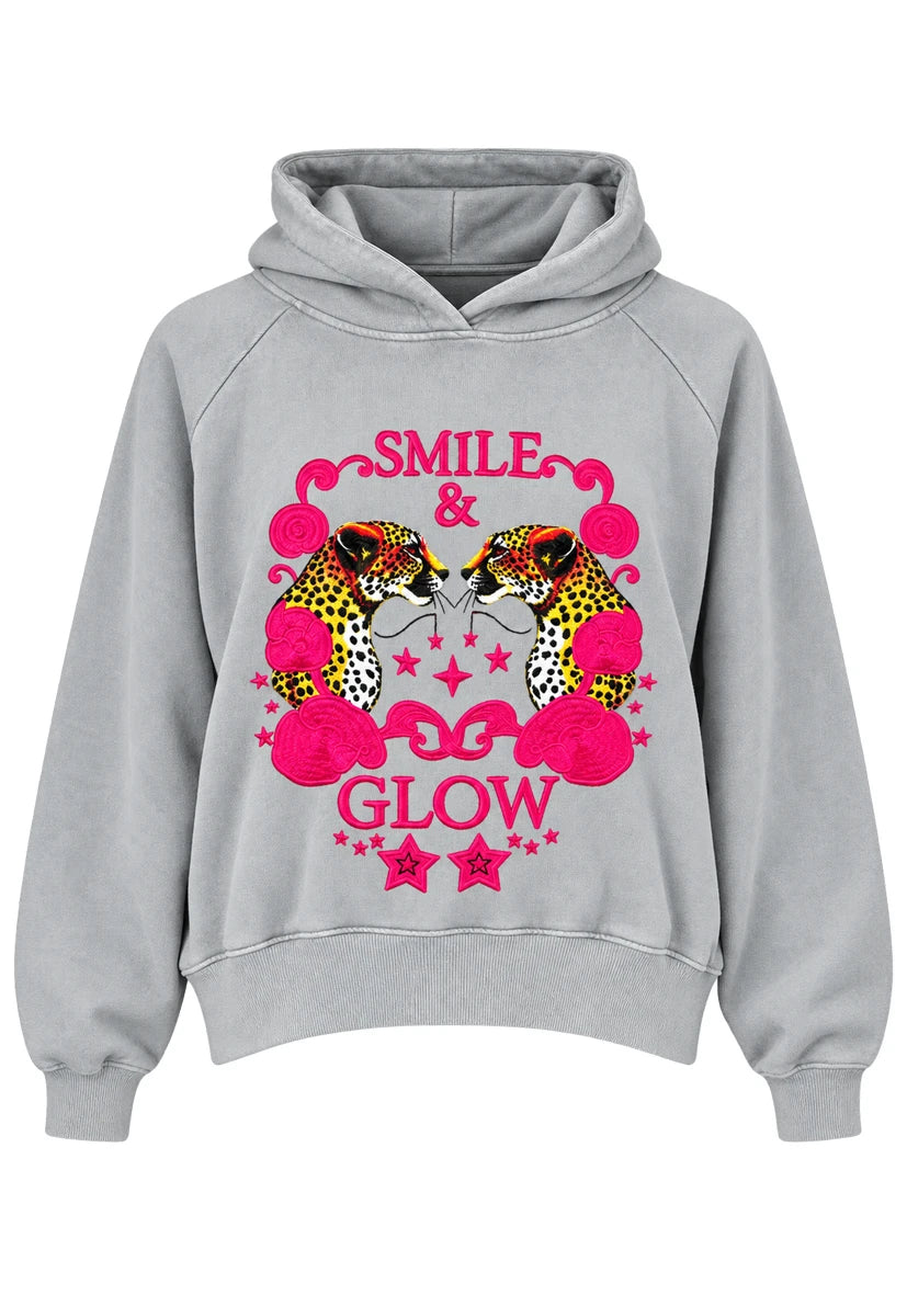 Sudadera con capucha Me and You - crema