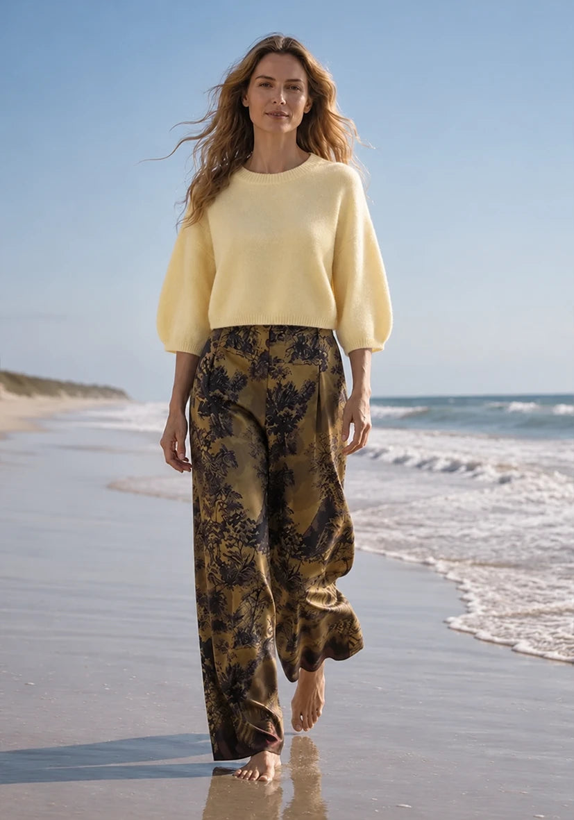 Shortsleeve Pullover - butteryellow