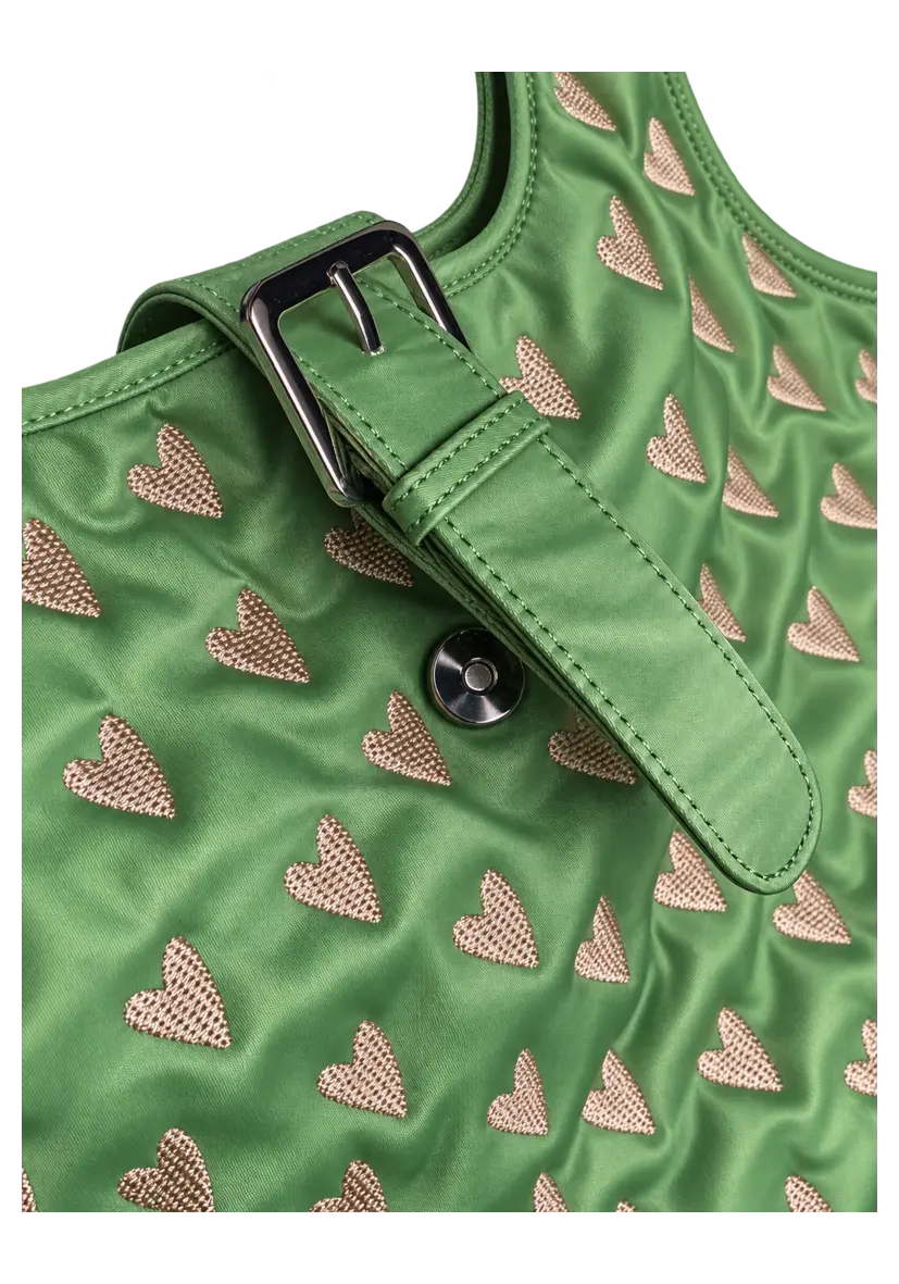 Shopper Miss Goodlife Heart - grün