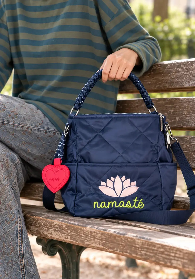 Braided Bag Namasté - navy