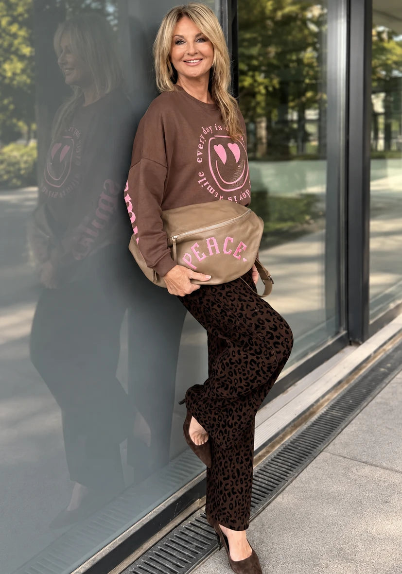 Barrel Jeans Velvet Leo