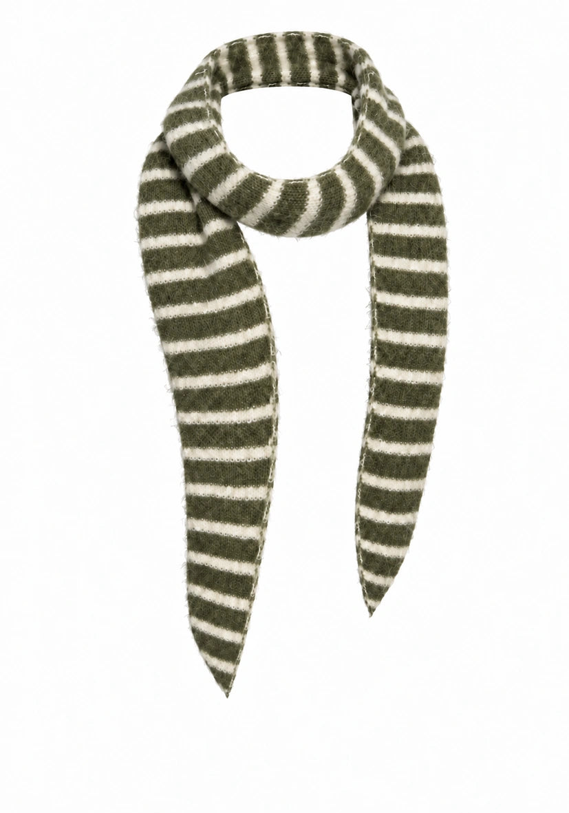 Small scarf stripes - olive