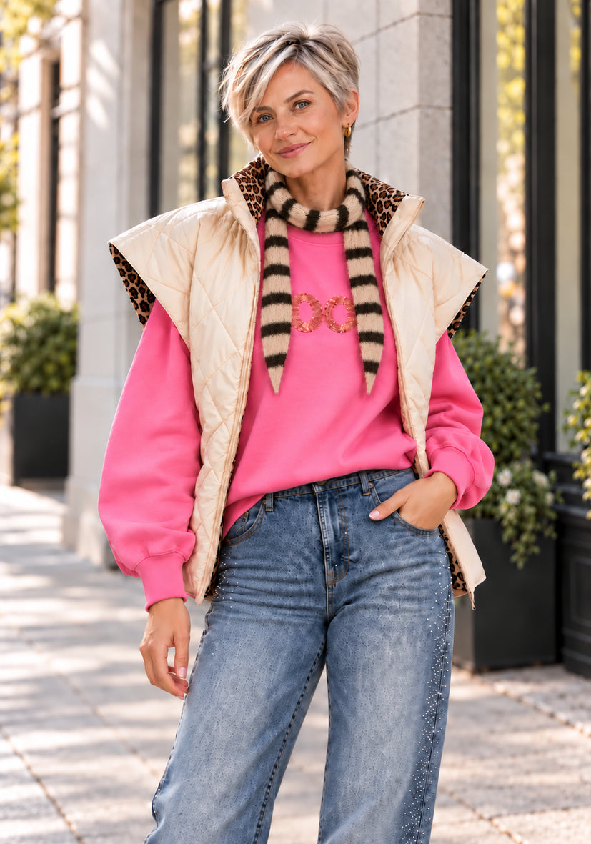 Small scarf stripes - braun/sand