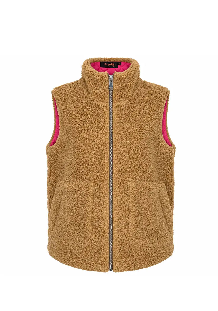 Teddy Vest Goodlife - cognac