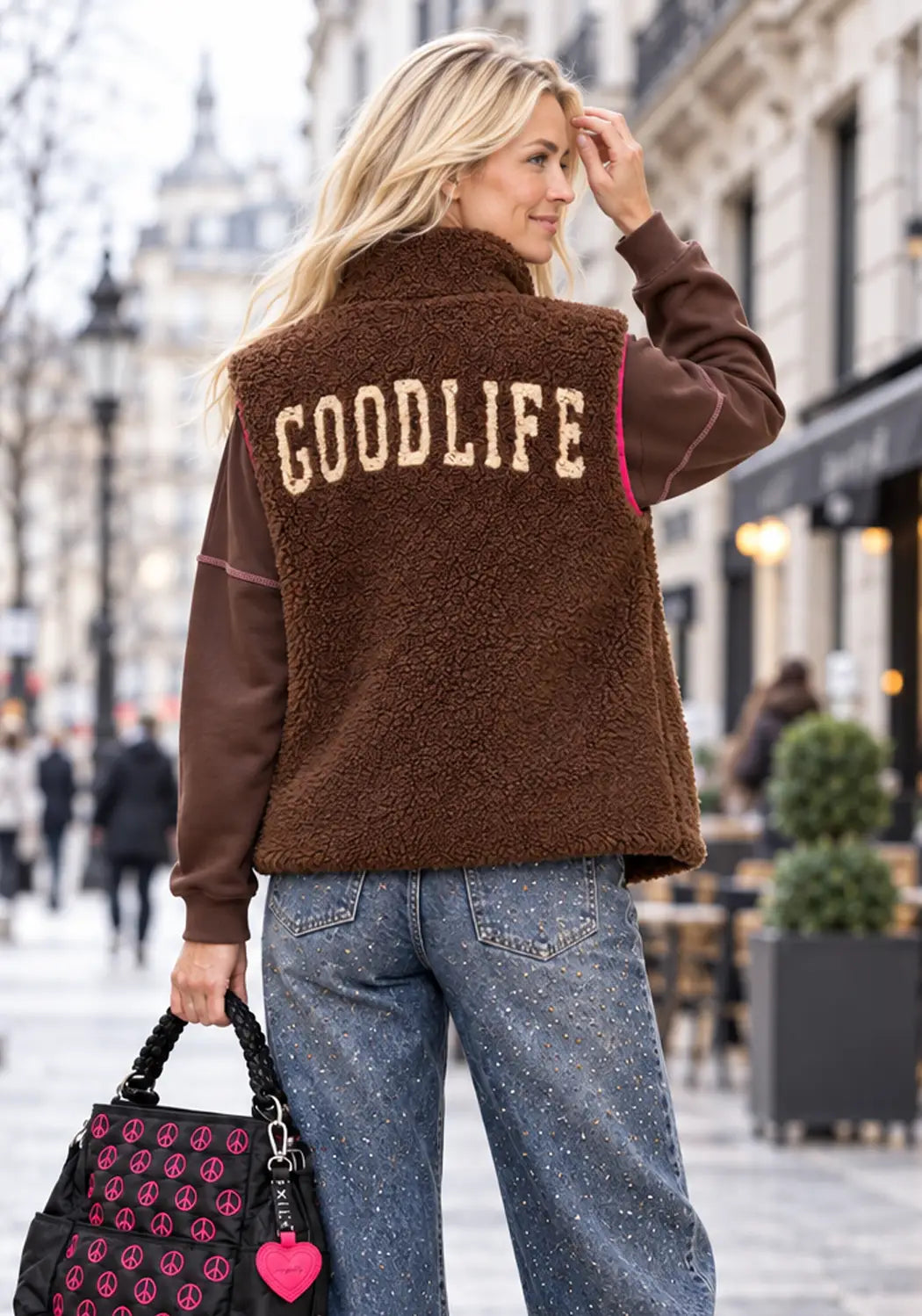 Teddy Vest Goodlife - choco