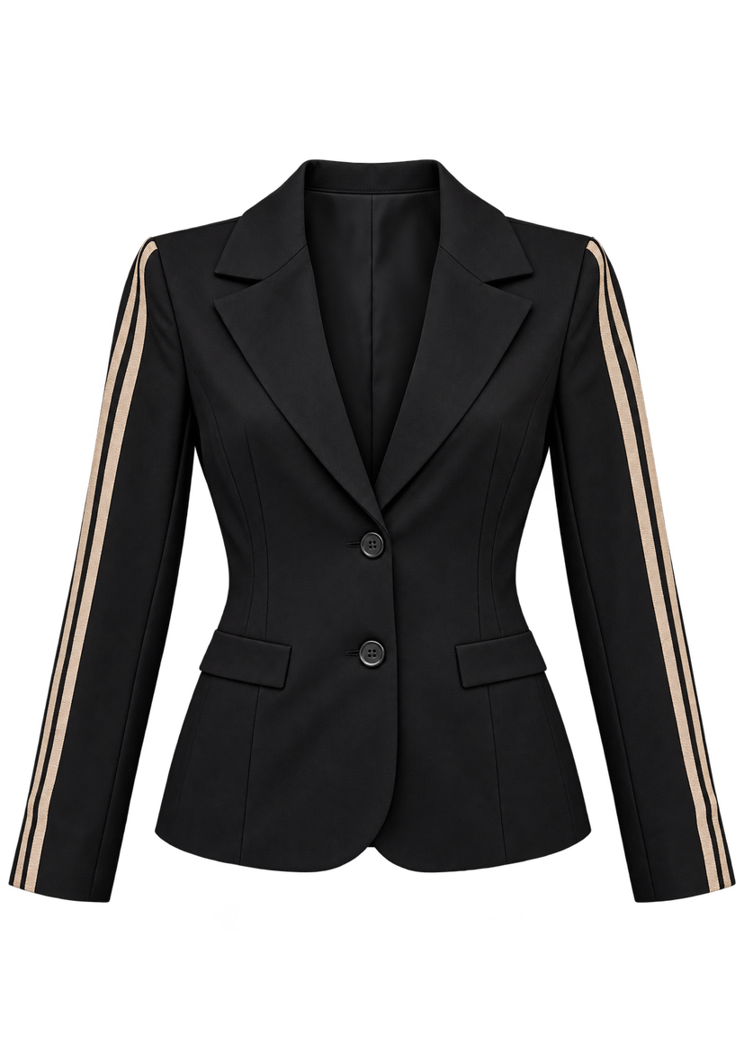 Blazer Stripes - schwarz