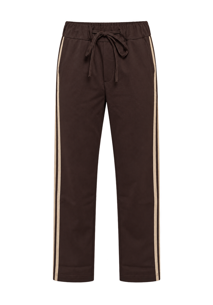 Track Pants Stripes - braun