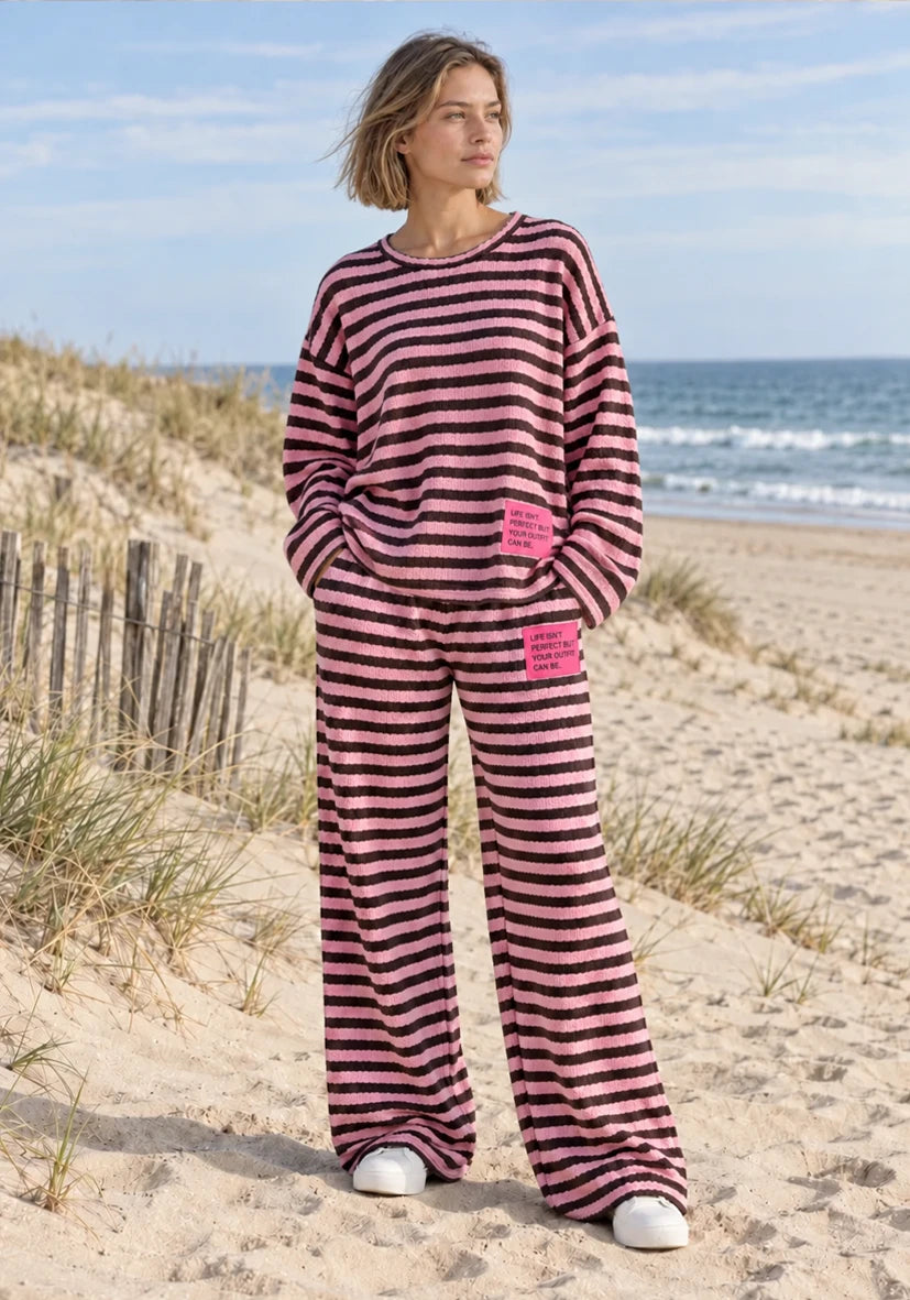 Knit Sweater stripes - BraunRose
